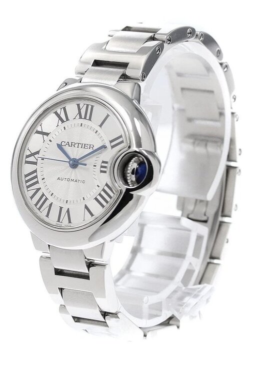 CARTIER Baron Blue MM W6920071 Silver Dial Automatic Boy\'s Watch_963155 main image 7